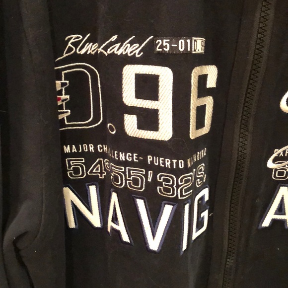 DALYDRESS Vintage Navy Men’s Casual Jacket - Picture 2 of 8